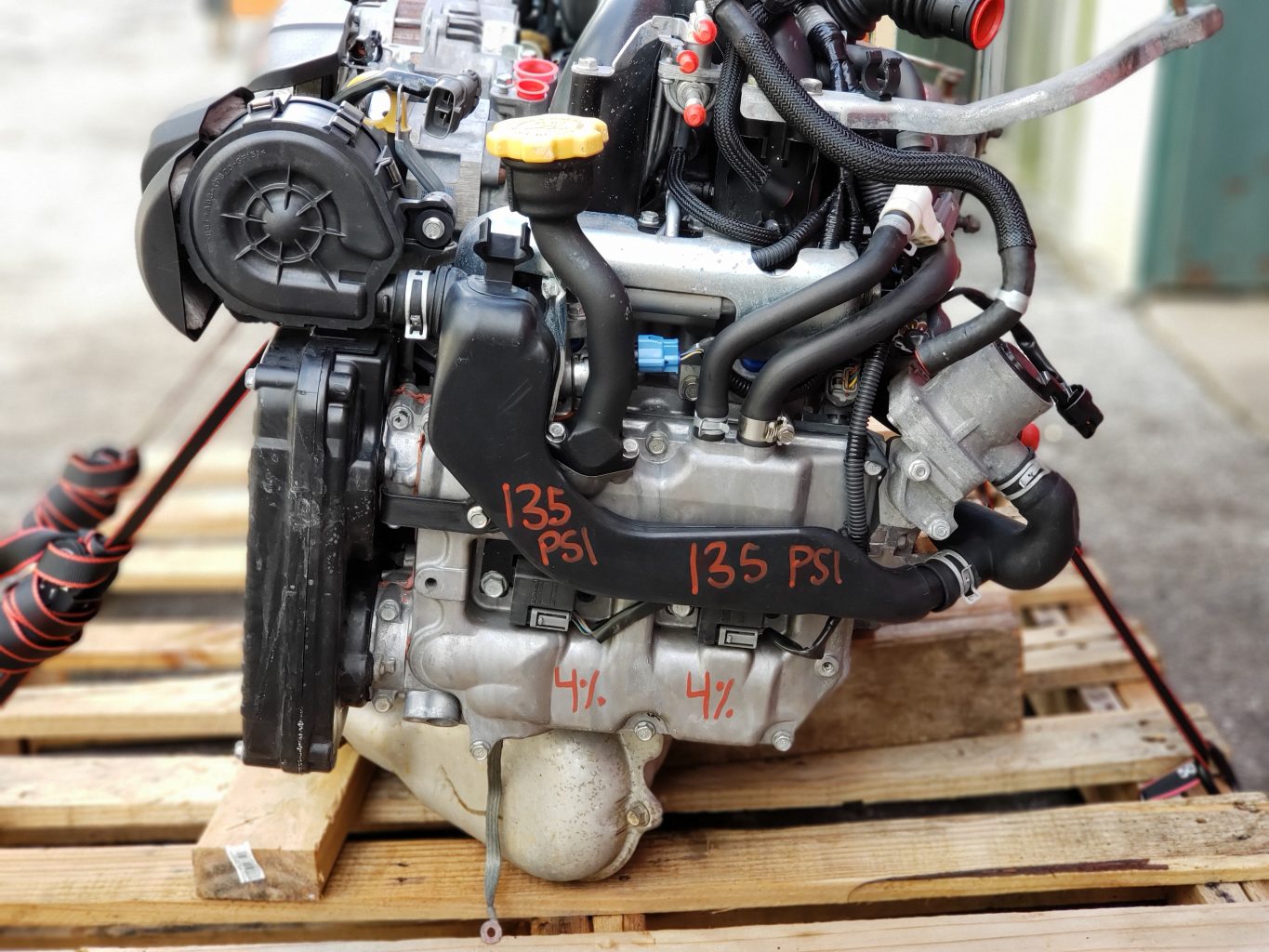 2008-2014 SUBARU IMPREZA WRX USDM ENGINE LONG BLOCK & VF52 TURBO 2.5L EJ255 69K MILES - Image 7