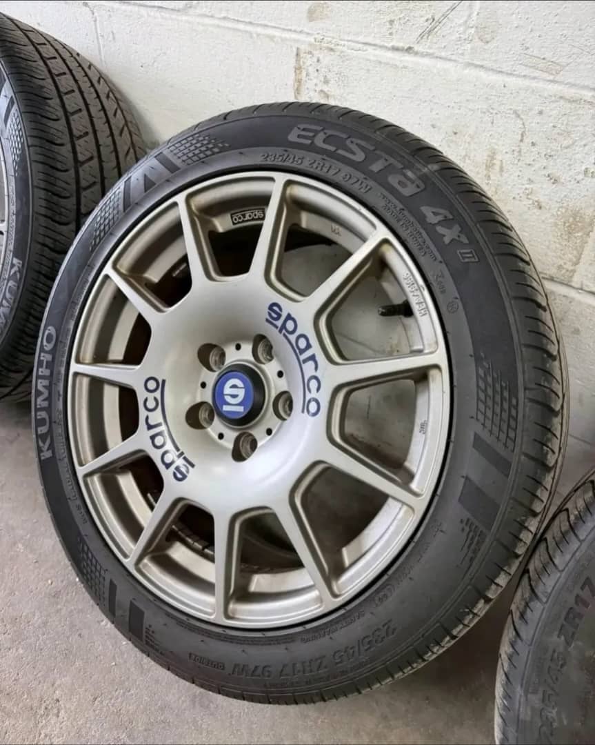 Sparco Terra Ralley wheels 17x7.5 5x114.3
