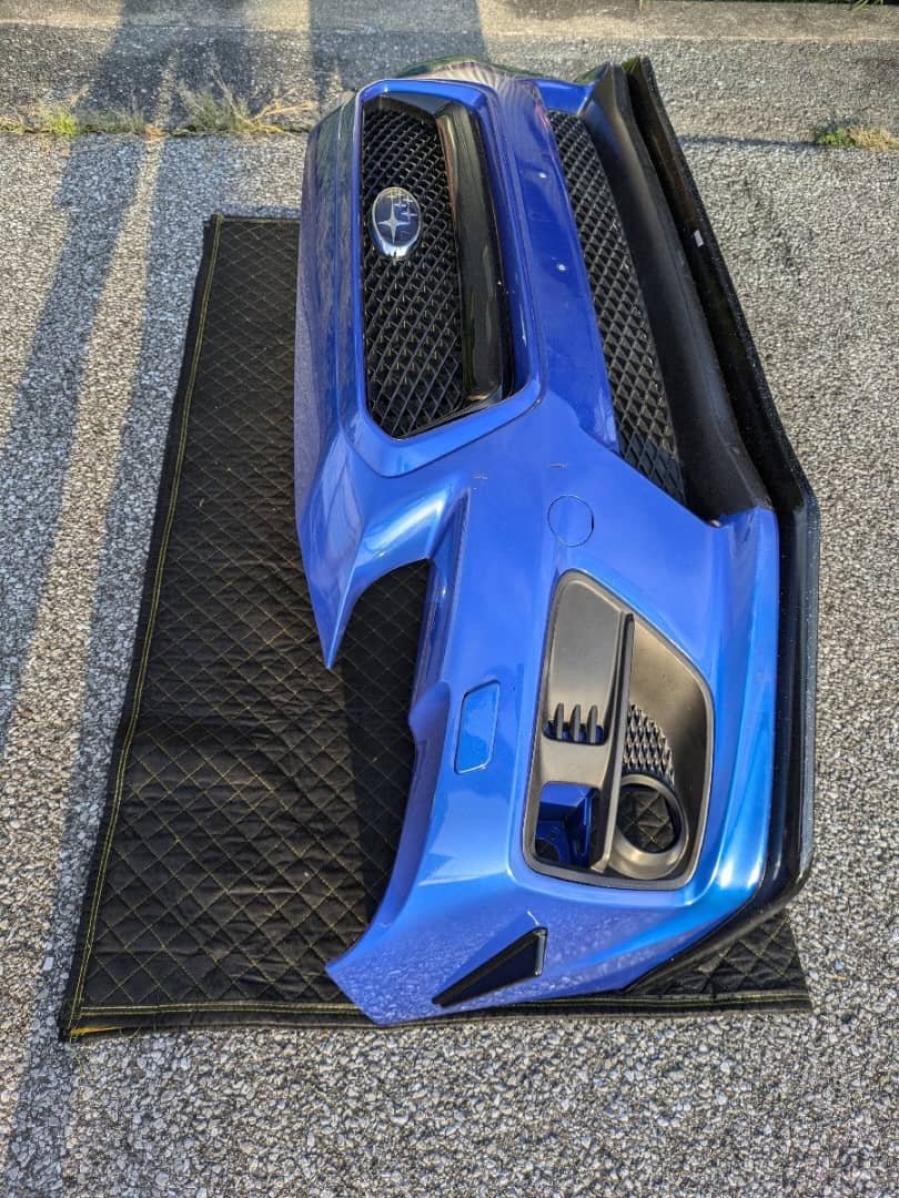 2018 Subaru WRX STI Front Bumper With Headlight Jet Sprayer - Image 3