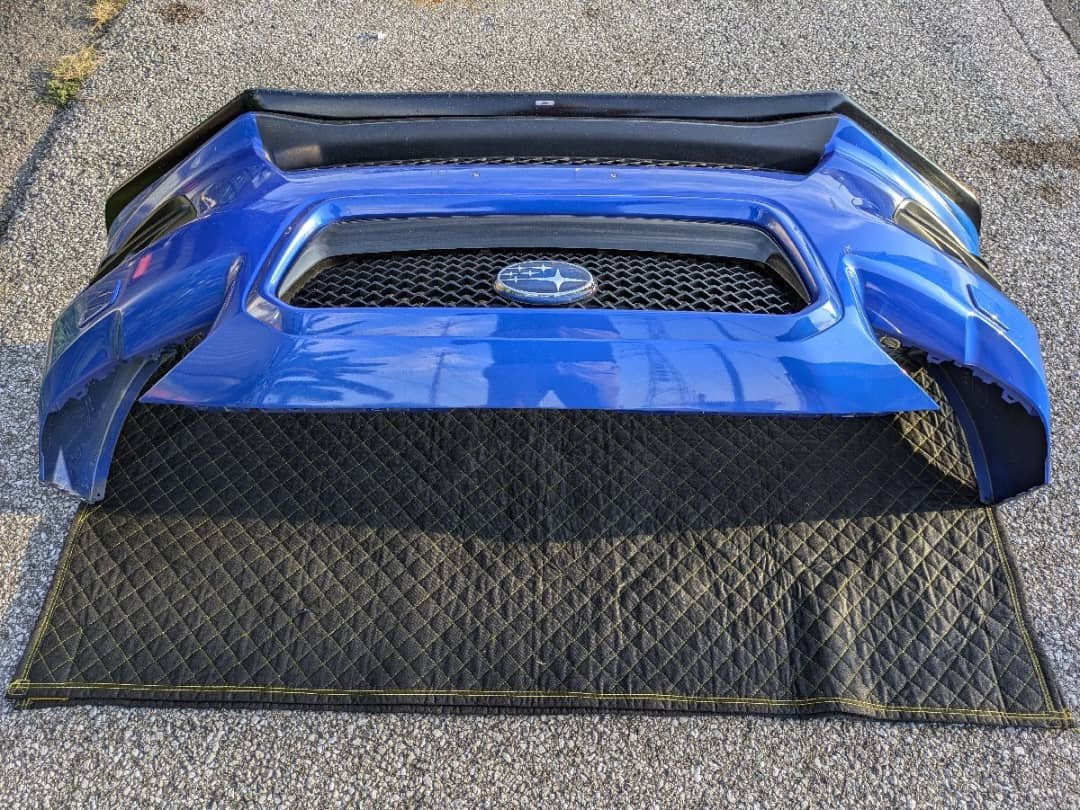 2018 Subaru WRX STI Front Bumper With Headlight Jet Sprayer - Image 2