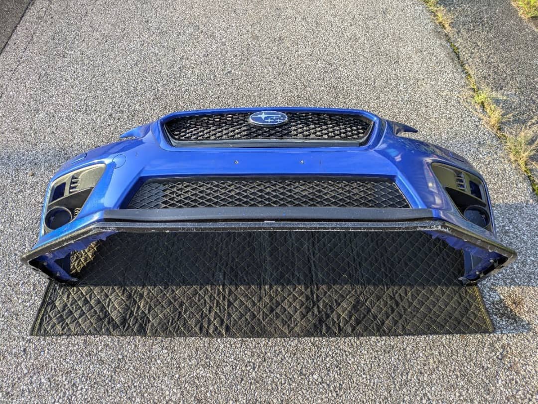 2018 Subaru WRX STI Front Bumper With Headlight Jet Sprayer - Image 4